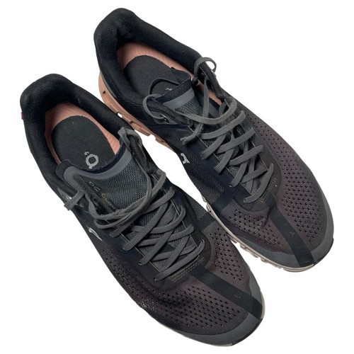 On Cloud Cloudflow Womens Running Shoes Gray Pink Rock Rose 9.5 D Wide - Picture 14 of 15