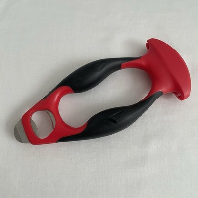 Lansky Black Red Hammerhead Knife Sharpener Carbide/Ceramic Bottle Can Opener