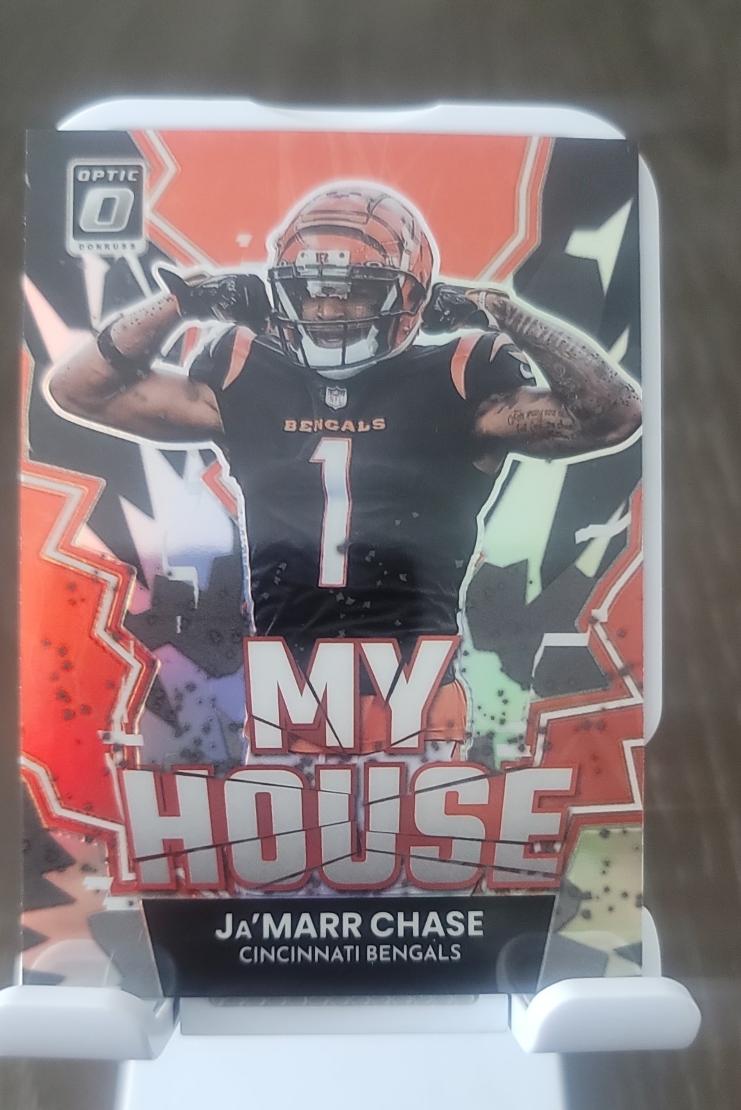2022 Panini Donruss Optic - My House! Ja'Marr Chase #MH-13 Holo Prizm