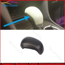 Cabezal de perilla de cambio de marchas consola central grano madera negro para Chevrolet Trax 2023-25