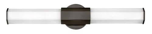 Hinkley Facet 26" Modern Hexagonal Glass Black Oxide LED Bath Light - Picture 2 of 10