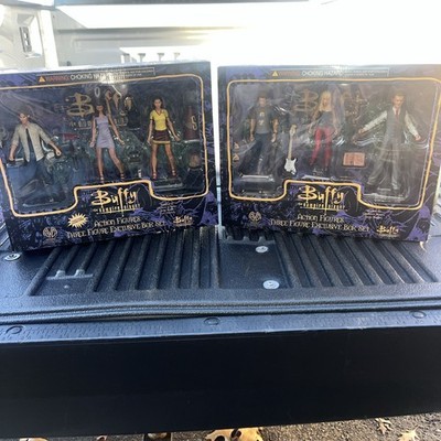 Buffy the Vampire Slayer Action Figures Set Oz Giles Moore