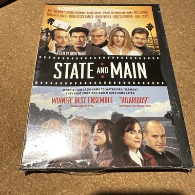 State And Main (DVD, 2001) - Alec Baldwin - Charles Durning -  Sealed