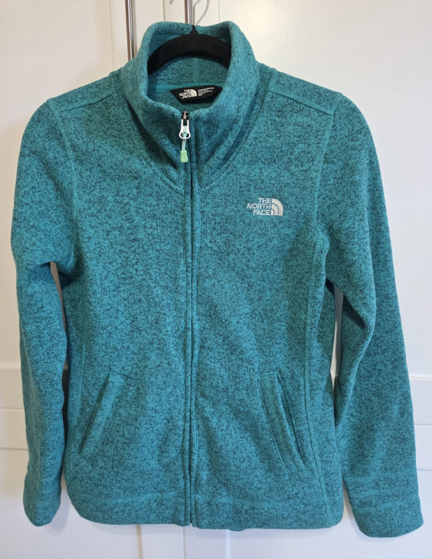 The North Face Women's Teal Full Zip Jacket w/ Pockets, Long Sleeve S/P