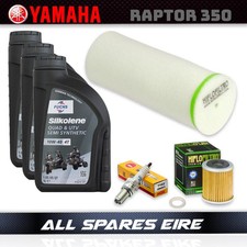 Yamaha Raptor YFM350R 350cc Service Kit Inc Filters, Plug & Oil (2005-2013)