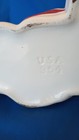 VINTAGE SOUTHERN BELLE PLANTER~white, red trim~USA 954~Scarlett Ohara — photo 6