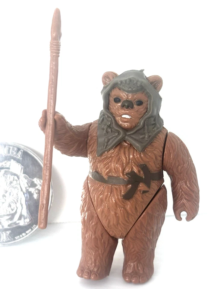 Moneda COMPLETA POTF Kenner de Colección '85 Star Wars Ewok Romba Últimos 17 ¡Sin REPROs Como Nueva! Foto 3 de 4