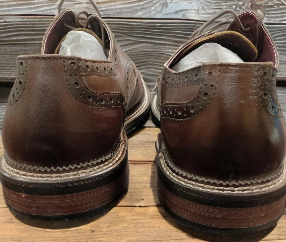 Zapatos de vestir vintage Foundry Co. Wilfred marrón para hombre talla 11 - estilo VF1434 Foto 4 de 4