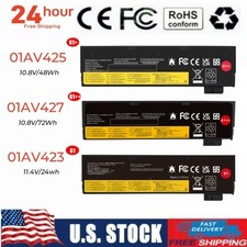 61  Battery For Lenovo 01AV427 ThinkPad T470 T480 T570 T580 P51s P52s 61/61 
