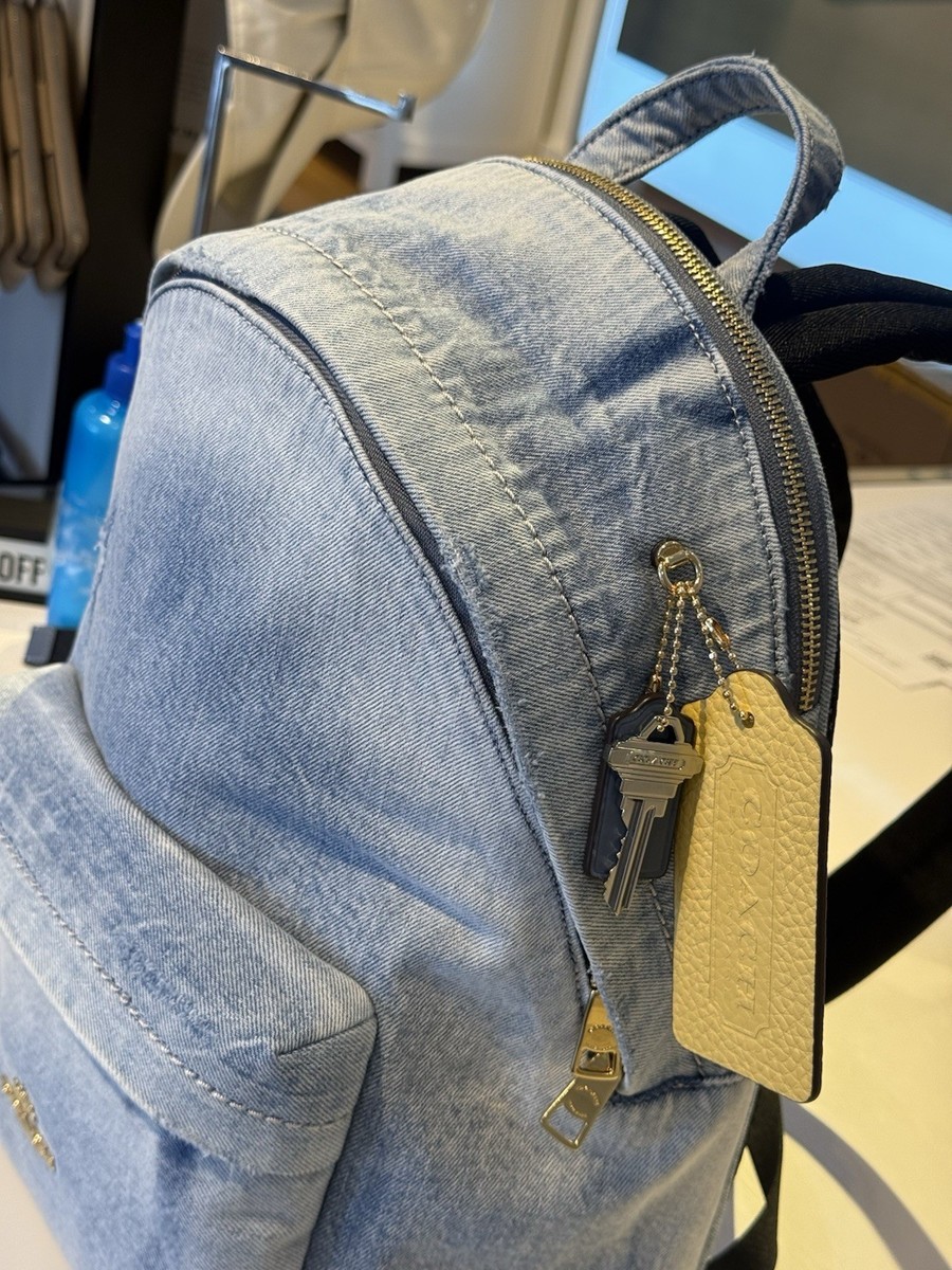 coach Taylor Small Backpack In Loved Denim cef27 | eBay display picture 3