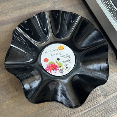 Record Bowl - Upcycled and Repurposed Bowl - Prince Purple Rain