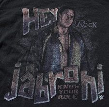 The Rock Hey Jabroni Know Your Role T-Shirt WWE Wrestling Shirt 2018 Distressed