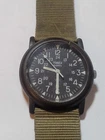 Vintage TIMEX Macgyver Camper Watch Lightweight Quartz Military Style WORKING??