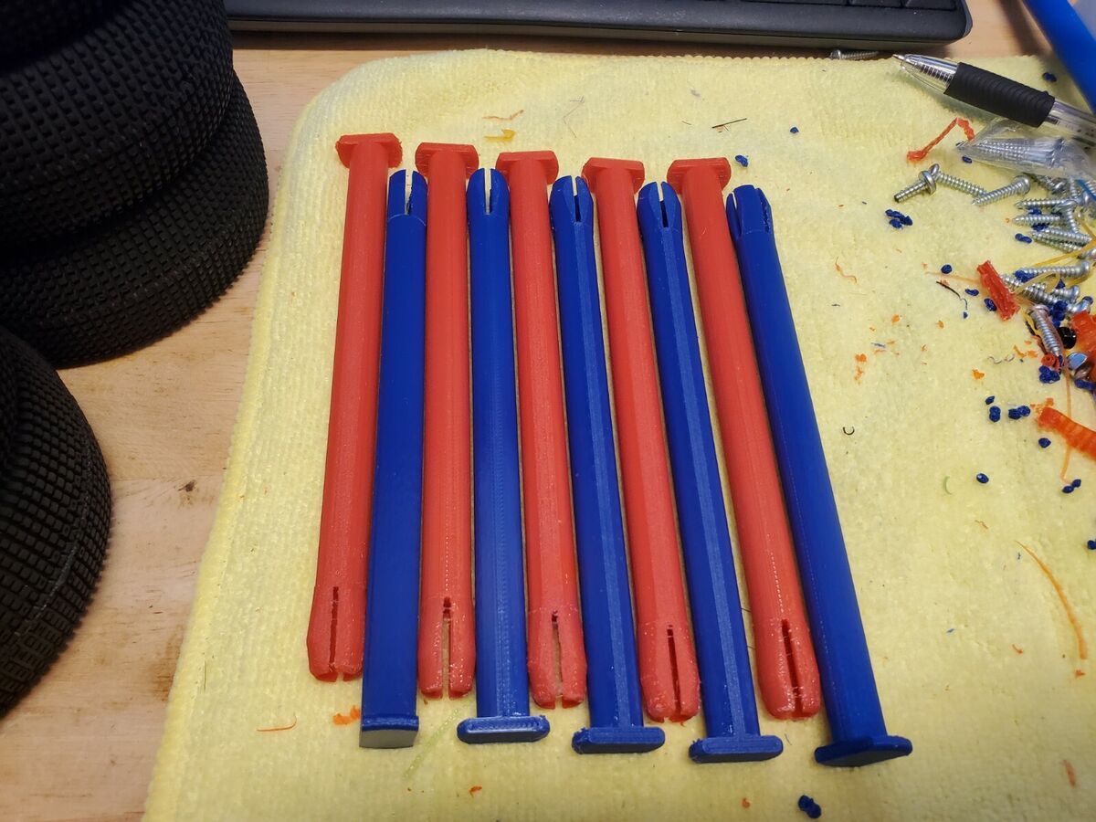 3D Printed 1/8 Buggy Tire Spikes Holder Great for travel and 3D Printed 1/8 Buggy Tire Spikes Holder Great for travel and
