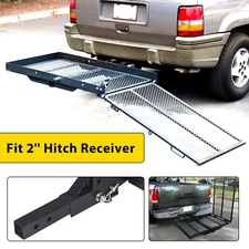 Mobility Carrier Wheelchair Scooter Rack Disability Medical Ramp Hitch Cargo