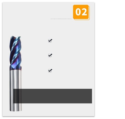 Carbide Steel CNC Milling Cutter Corner Rounding End Mill Tungsten Tool 4 Flutes - Picture 13 of 17