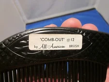 ALL AMERICAN COMB-OUT #12 BRUSH BLACK 8"
