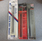 All Three Opened Packages - Four Blades in Each : Made in USA : 5" and 6.5"