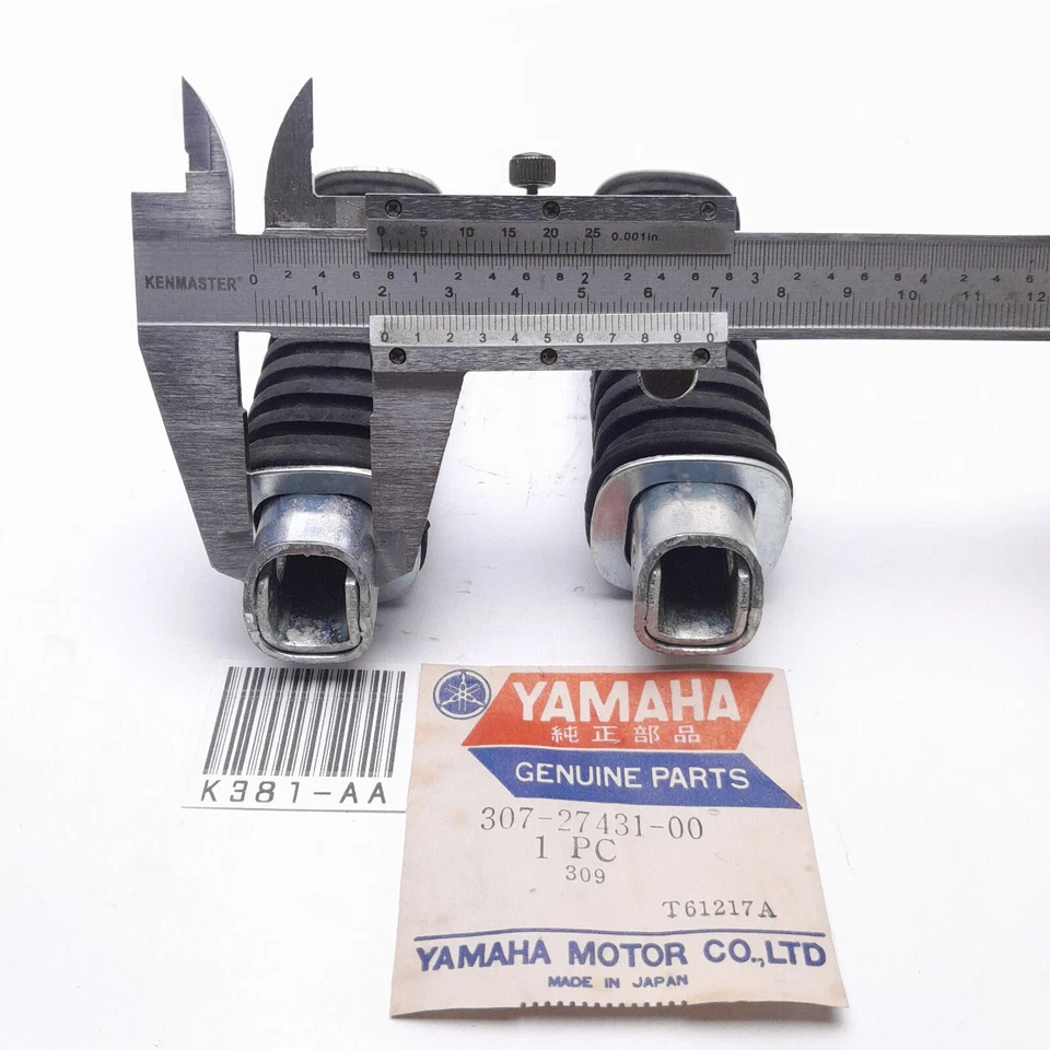 Yamaha RD350 RD125 YAS1 AS1 AS2 AS3 RS100 LS3 Rear Footstep 307-27431-00 NOS #2 - Изображение 3 из 4