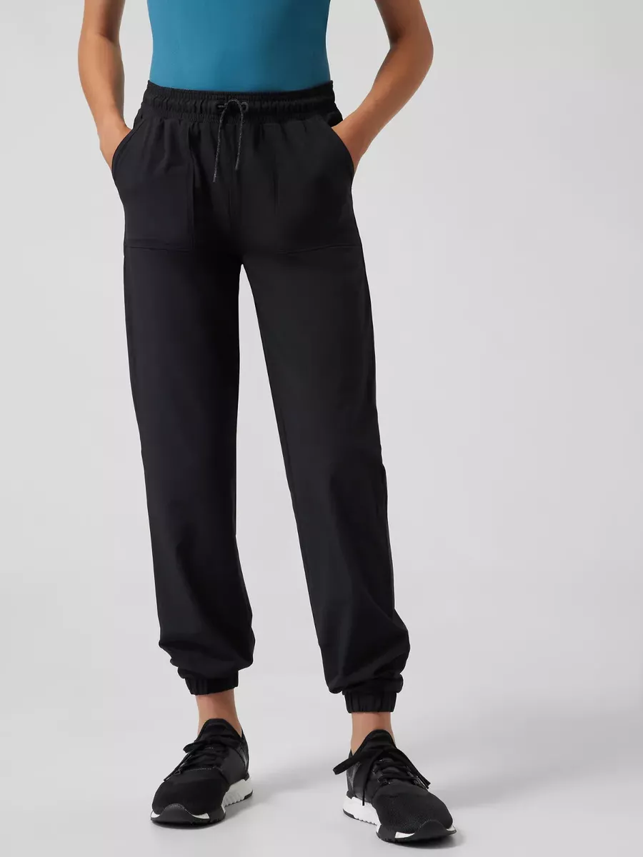 NWT Athleta GIRL Warm Up Jogger Sweatpant XXL 16 Black 599632 eBay
