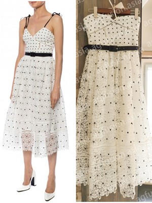 self portrait hibiscus dress