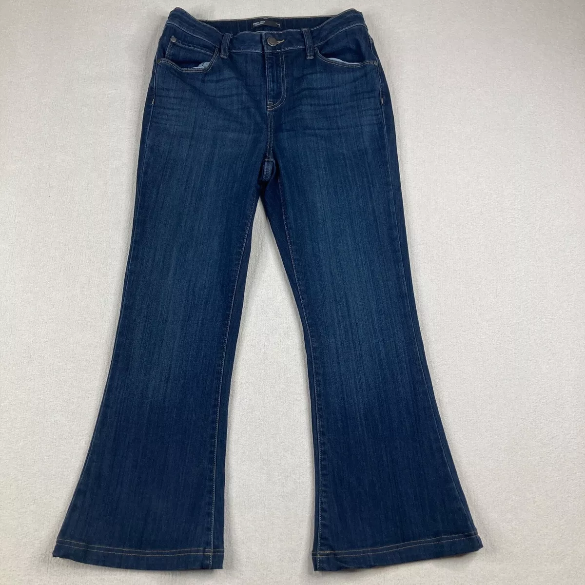 Simply Vera Vera Wang Pants Women s 8 Flare Jeans Blue Denim 26