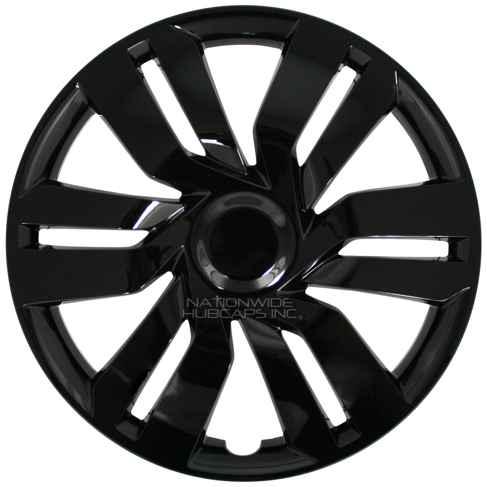 17" Black Set of 4 Wheel Covers Full Rim Hub Caps fit R17 Tire & Steel