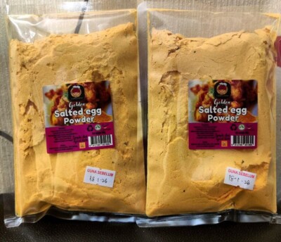 2 Packs Golden Salted Egg Powder Seasoning Premix 100g Homemade