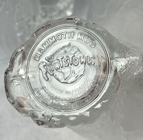 McDonalds (RocDonald's) "Flintstones" Frosted Glass Mugs Complete Set of 4 1993 - Picture 10 of 12