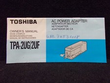 Toshiba TPA-2UG-2UF, User Manual. K-325-07