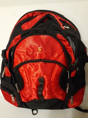 SWISSGEAR SWISS ARMY BACKPACK PADDED LAPTOP HEAVY DUTY MEDIA  AUDIO POCKET