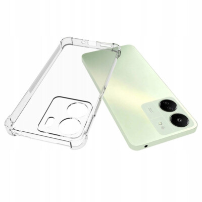 FÜR XIAOMI POCO C65 - SHOCK PROOF 1,5 MM Back Case Etui Hülle Handy Kanten Klar