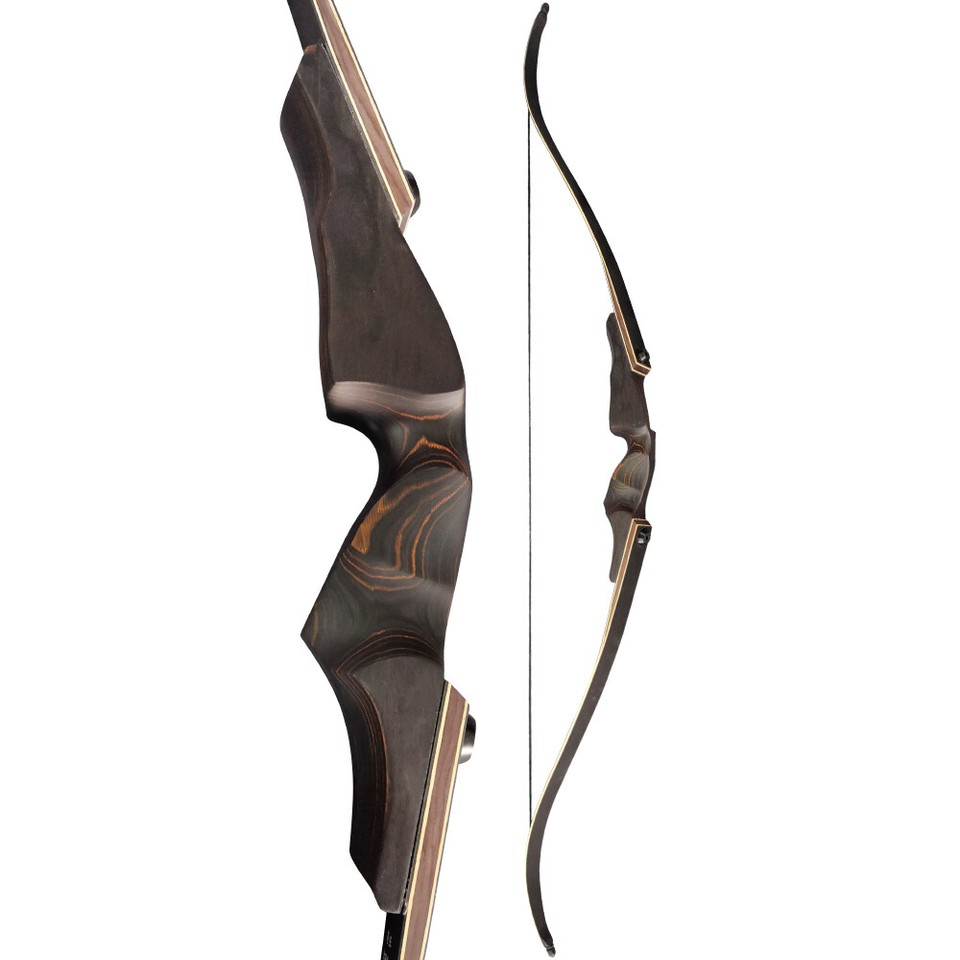 Arc Recourbé Takedown 62" TOPARCHERY ILF 25-60lbs - Kit Chasse/Tir Cible (12 Flèches Carbone)