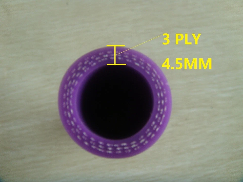 silicone heater hose kit for TOYOTA SUPRA JZA80 2JZ-GTE Turbo 1993-2002 Black - Image 3 of 4