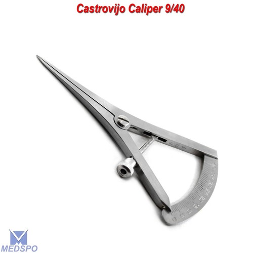 Castroviejo Caliper 0 to 20 & 0 To 40 mm Surgical Ophthalmology Instruments Kit - Picture 3 of 4