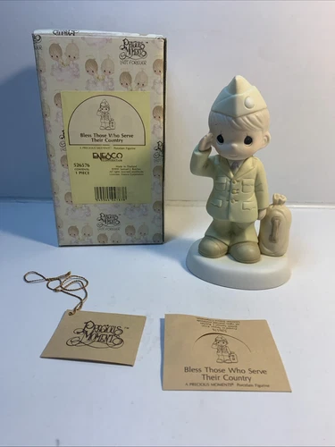 Precious Moments Army Figurine 526576 Bless Those Who Serve Their Country w/ Box