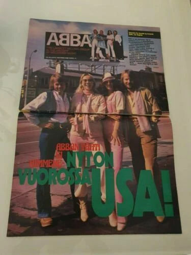 ABBA-Poster für Musikfans von 1970-1979