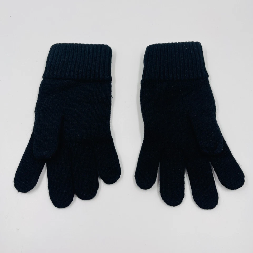 Guantes de lana de punto negros GANT talla única Foto 2 de 4