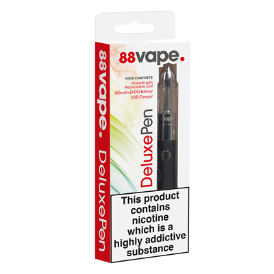 88 Vape Deluxe Pen Vape E-Cigarette Starter Kit 900 mAh Or E-Cig Coils |  eBay UK