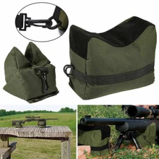 Shooting Range Sand Bag Set Rifle Gun Bench Rest Stand Front & Rear Bag Hunting