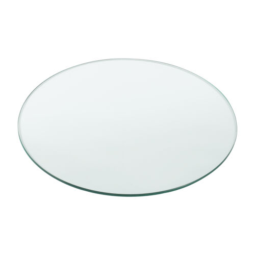[neu.haus] Glasplatte Ø30cm Rund Glasscheibe Tischplatte ESG Glas Kaminplatte - Bild 1 von 5