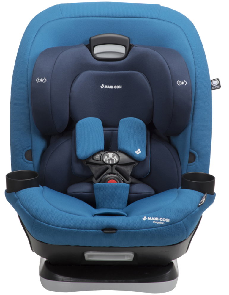 recaro blue car seat