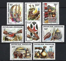 Rwanda 1979 8v. MNH Crafts Art