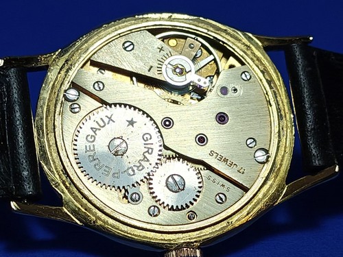 GIRARD PERREGAUX "Masonic dial" Classic Men Wrist Watch for Men Ca. 1950 - Picture 11 of 11