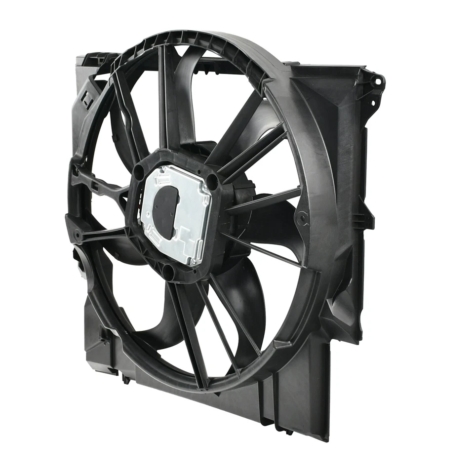 Conjunto de ventilador de refrigeración del radiador 600 W para BMW 2007-13 335i 2009-16 Z4 17427545366 Foto 2 de 4