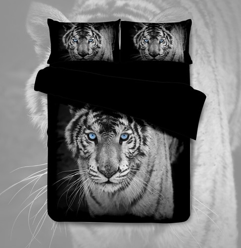 Tiger & Lion Quilt/Doona/Duvet Cover Pillowcase Bedding Set - Picture 5 of 7