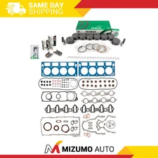 Full Gasket Set Pistons Bearings Fit 10-14 Chevrolet 4.8L 5.3L V8 OHV