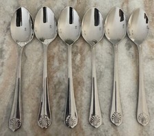 6 Teaspoon Jubilee (Stainless) by Farberware 6 1/2" shell tip