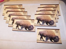 10 Unused AMERICAN BISON Buffalo Postcards 