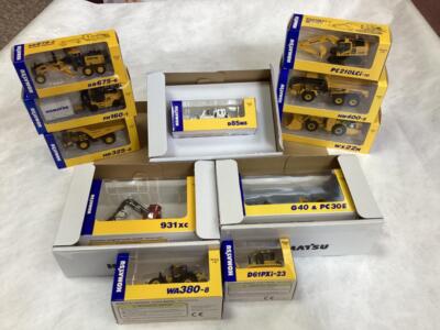 【非売品】KOMATSU ミニチュアモデル 3点セット 非売品】KOMATSU コマツ 小松製作所 株主優待 ミニチュア 3種